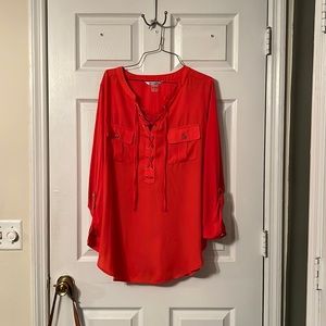 Orange Nygard Dress Shirt